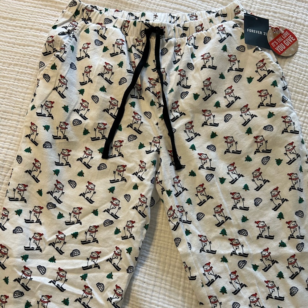 Forever 21 lightweight flannel pajama bottoms